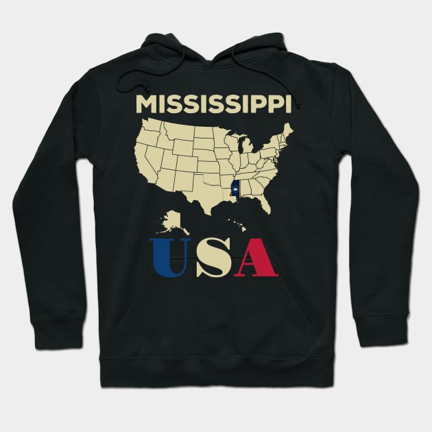 Mississippi Hoodie by Cuteepi